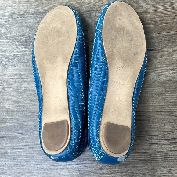 Anthropologie Gee WaWa Teal Flats, size 9.5 - Picture 8 of 10